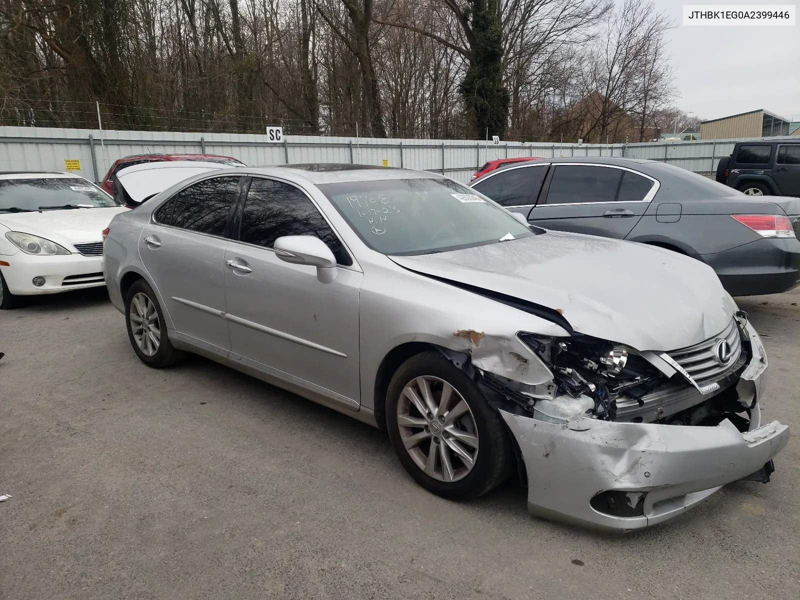 JTHBK1EG0A2399446 2010 Lexus Es 350