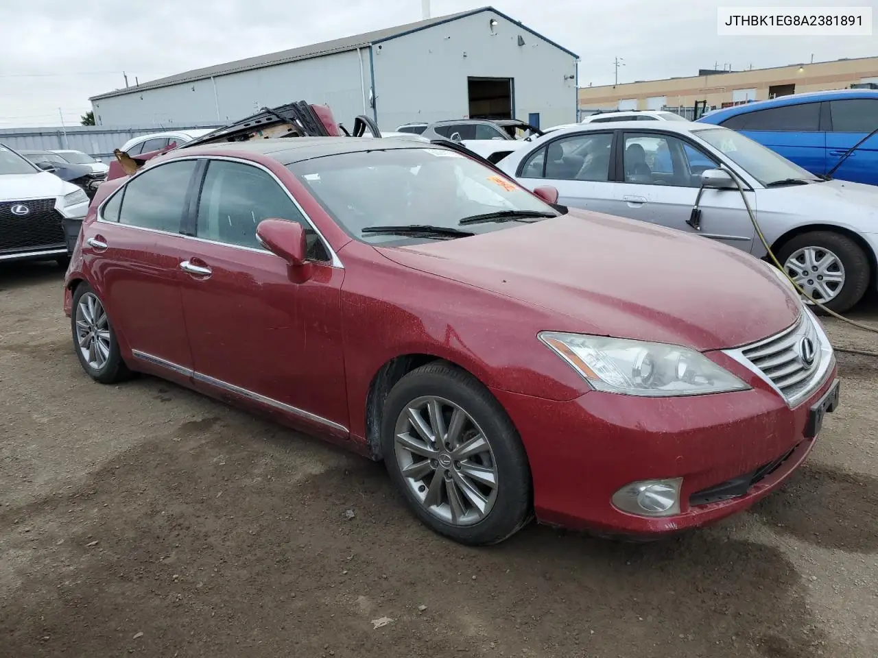 JTHBK1EG8A2381891 2010 Lexus Es 350