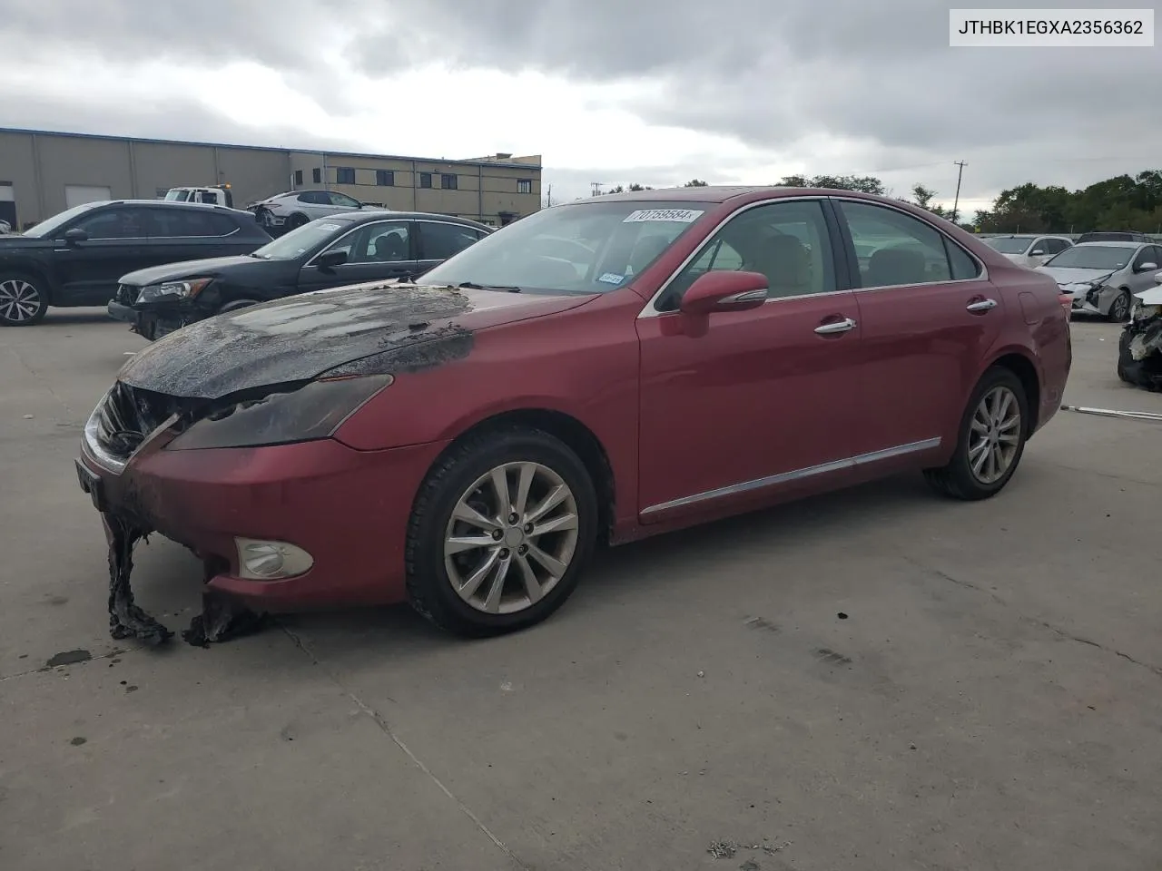 JTHBK1EGXA2356362 2010 Lexus Es 350