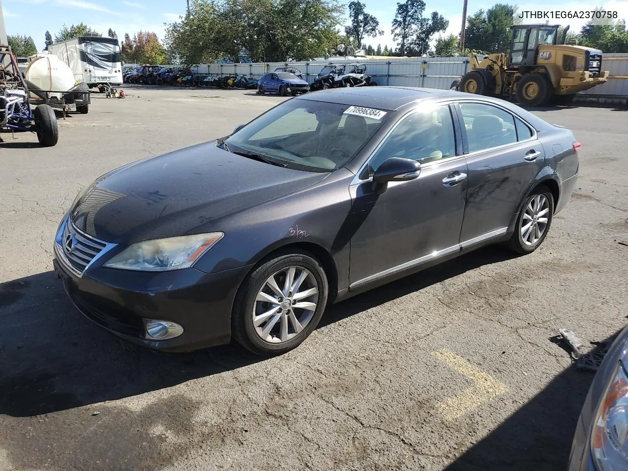 JTHBK1EG6A2370758 2010 Lexus Es 350