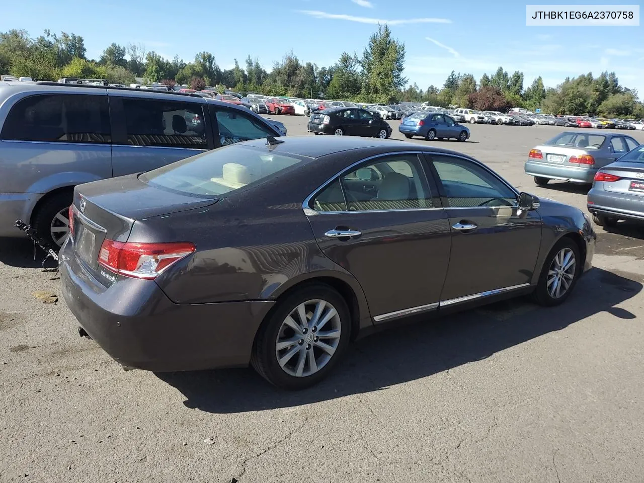 JTHBK1EG6A2370758 2010 Lexus Es 350