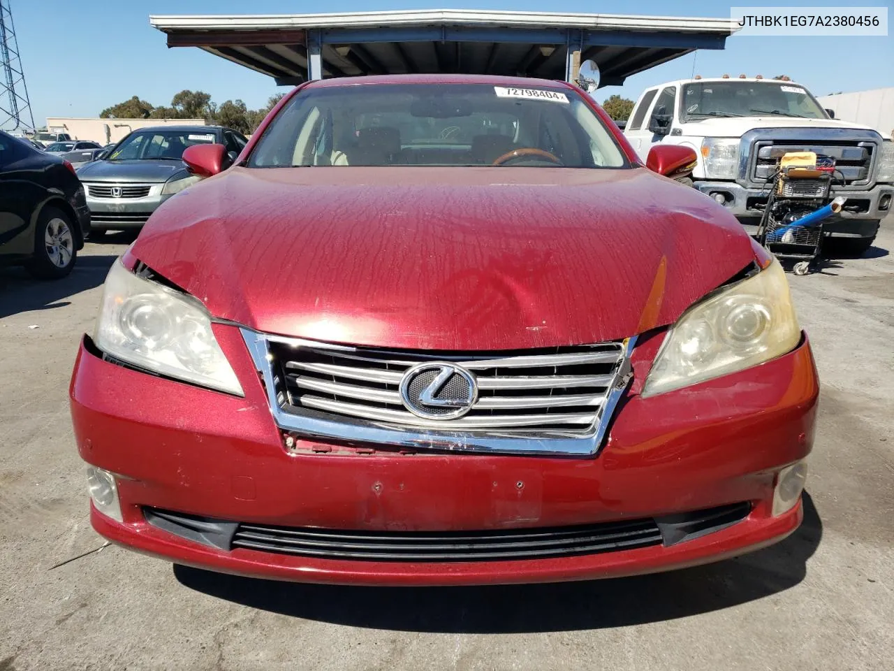 JTHBK1EG7A2380456 2010 Lexus Es 350