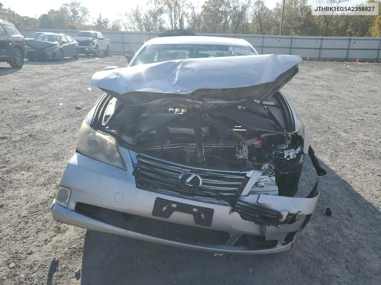 JTHBK1EG5A2358827 2010 Lexus Es 350