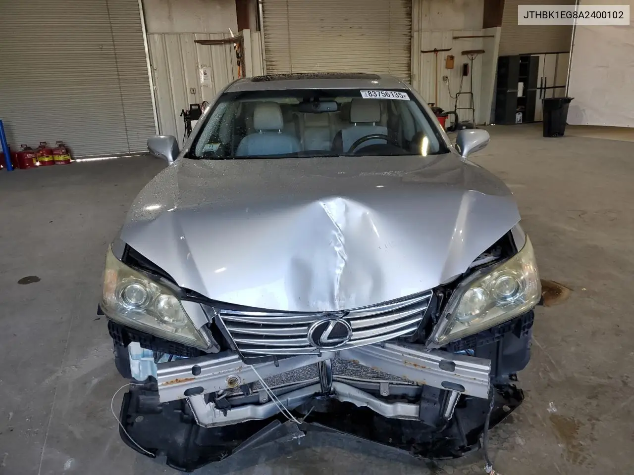 JTHBK1EG8A2400102 2010 Lexus Es 350