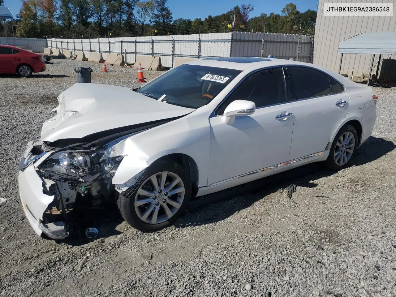 JTHBK1EG9A2386548 2010 Lexus Es 350