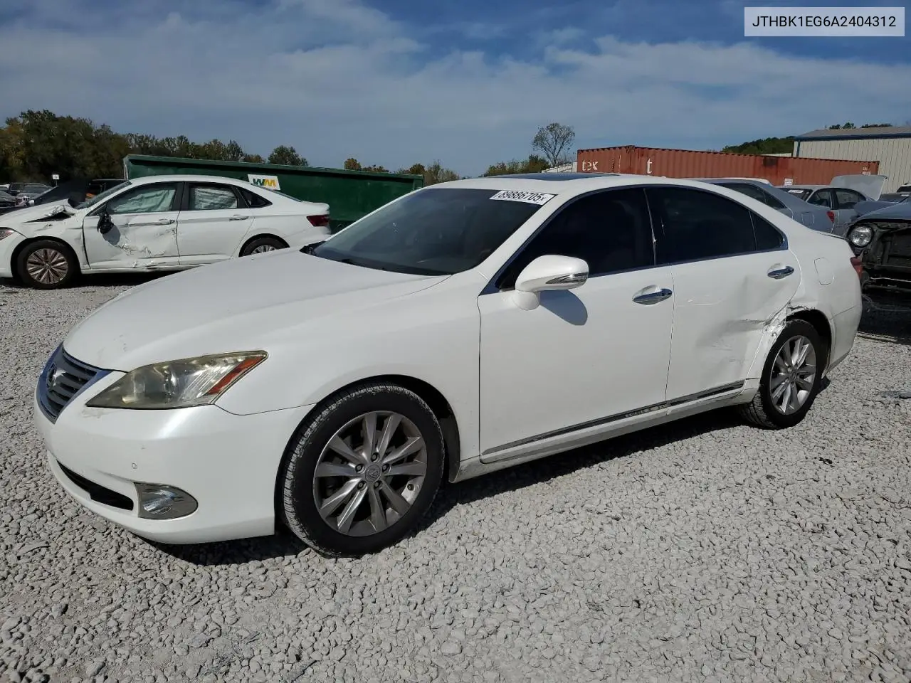 JTHBK1EG6A2404312 2010 Lexus Es 350