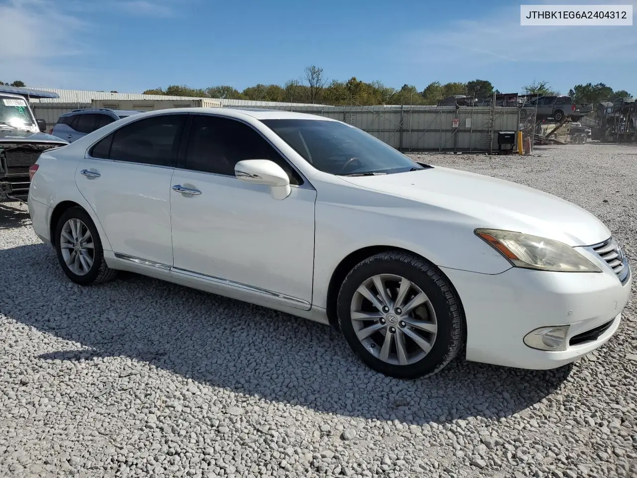 JTHBK1EG6A2404312 2010 Lexus Es 350