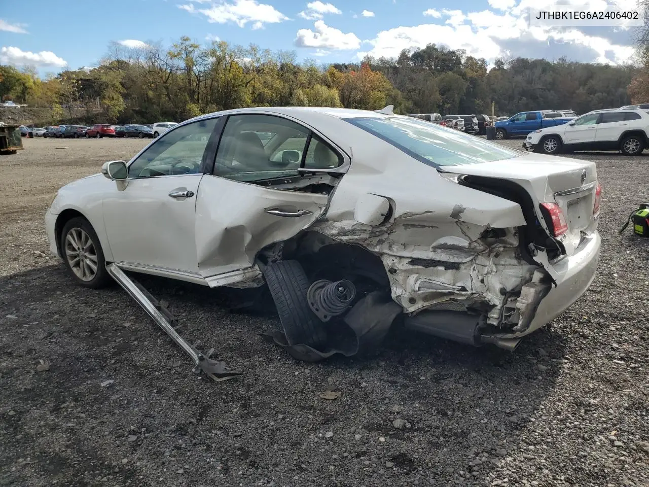 JTHBK1EG6A2406402 2010 Lexus Es 350