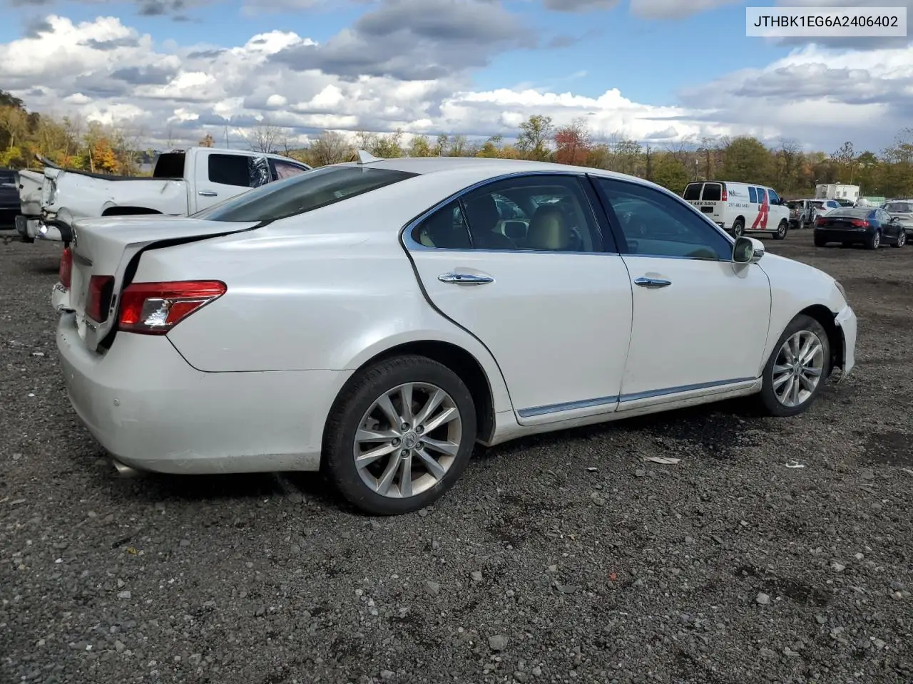 JTHBK1EG6A2406402 2010 Lexus Es 350