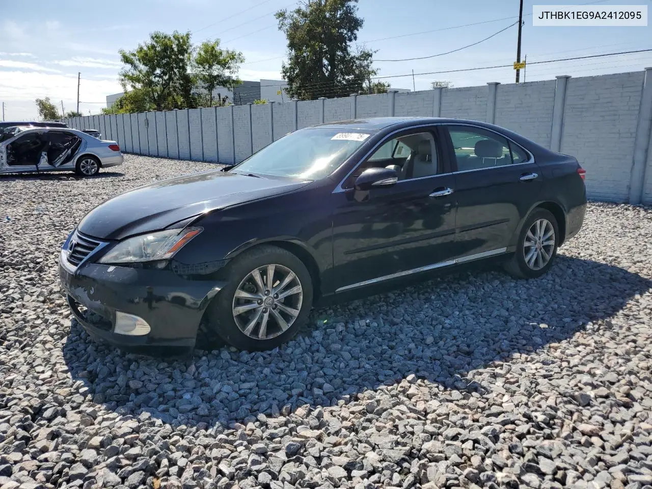 JTHBK1EG9A2412095 2010 Lexus Es 350