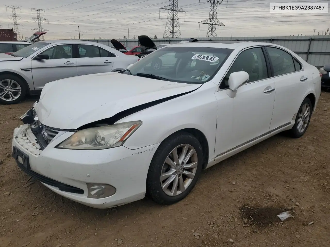 JTHBK1EG9A2387487 2010 Lexus Es 350