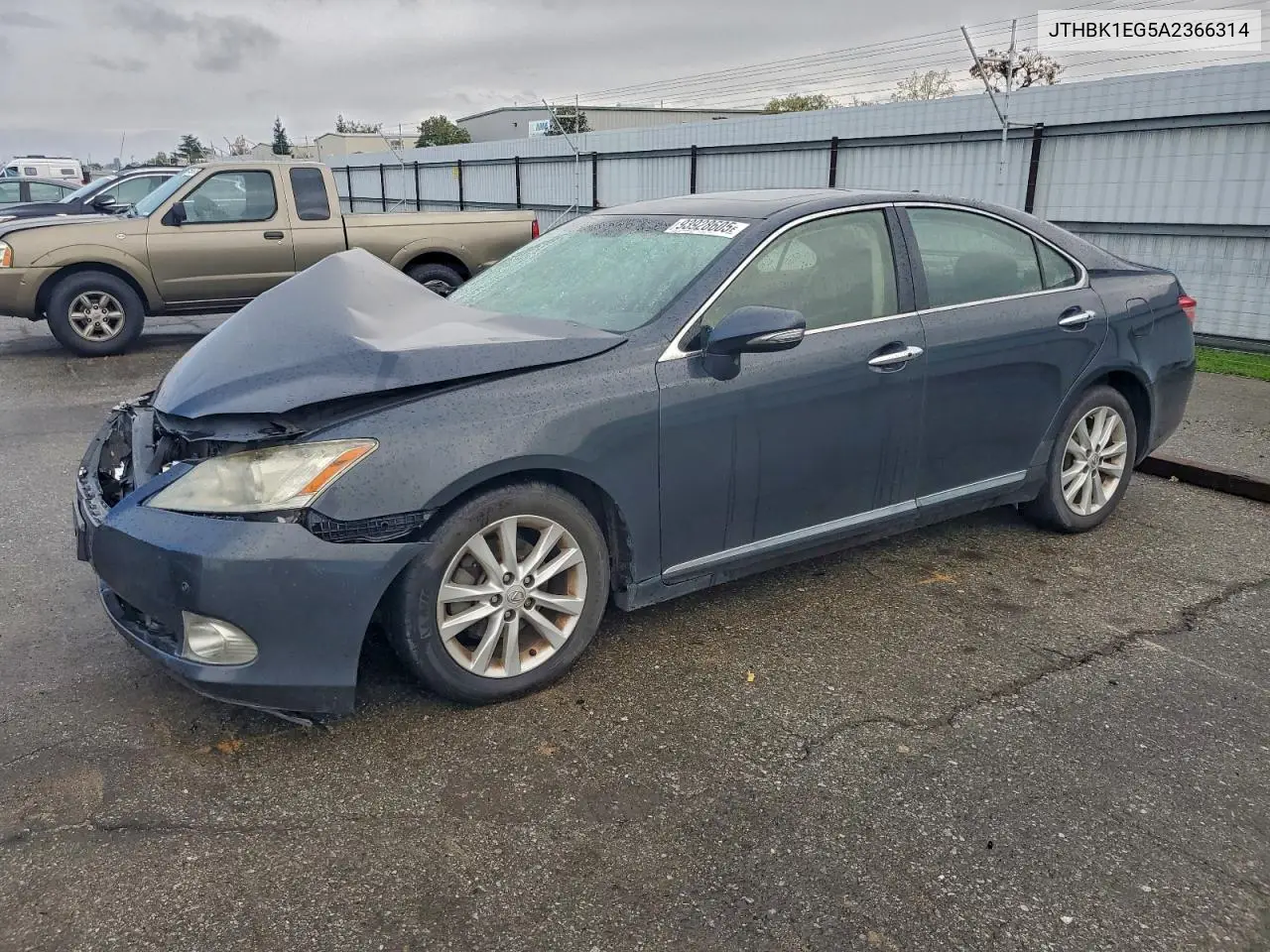 JTHBK1EG5A2366314 2010 Lexus Es 350