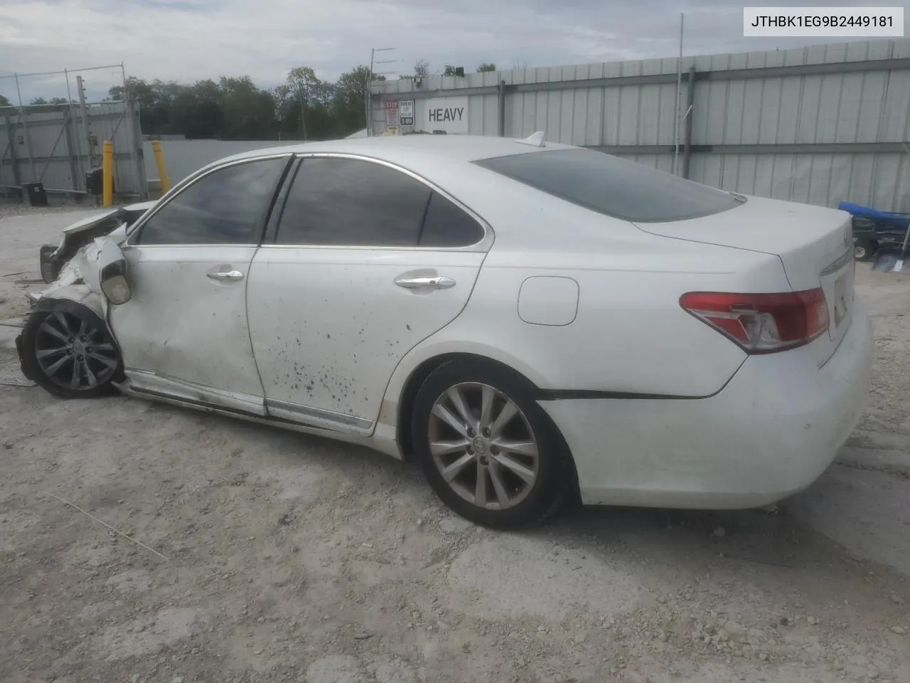 JTHBK1EG9B2449181 2011 Lexus Es 350