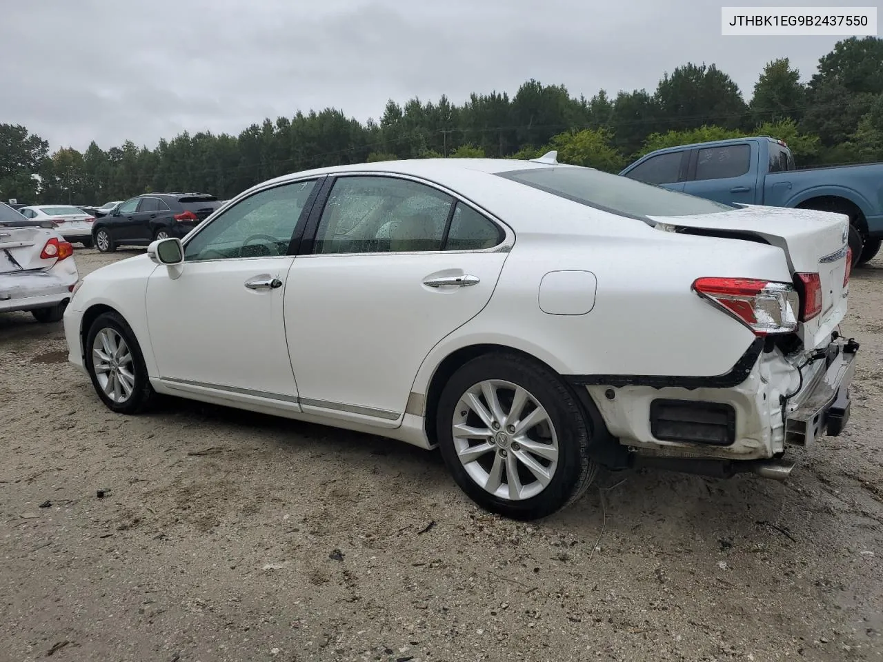 JTHBK1EG9B2437550 2011 Lexus Es 350