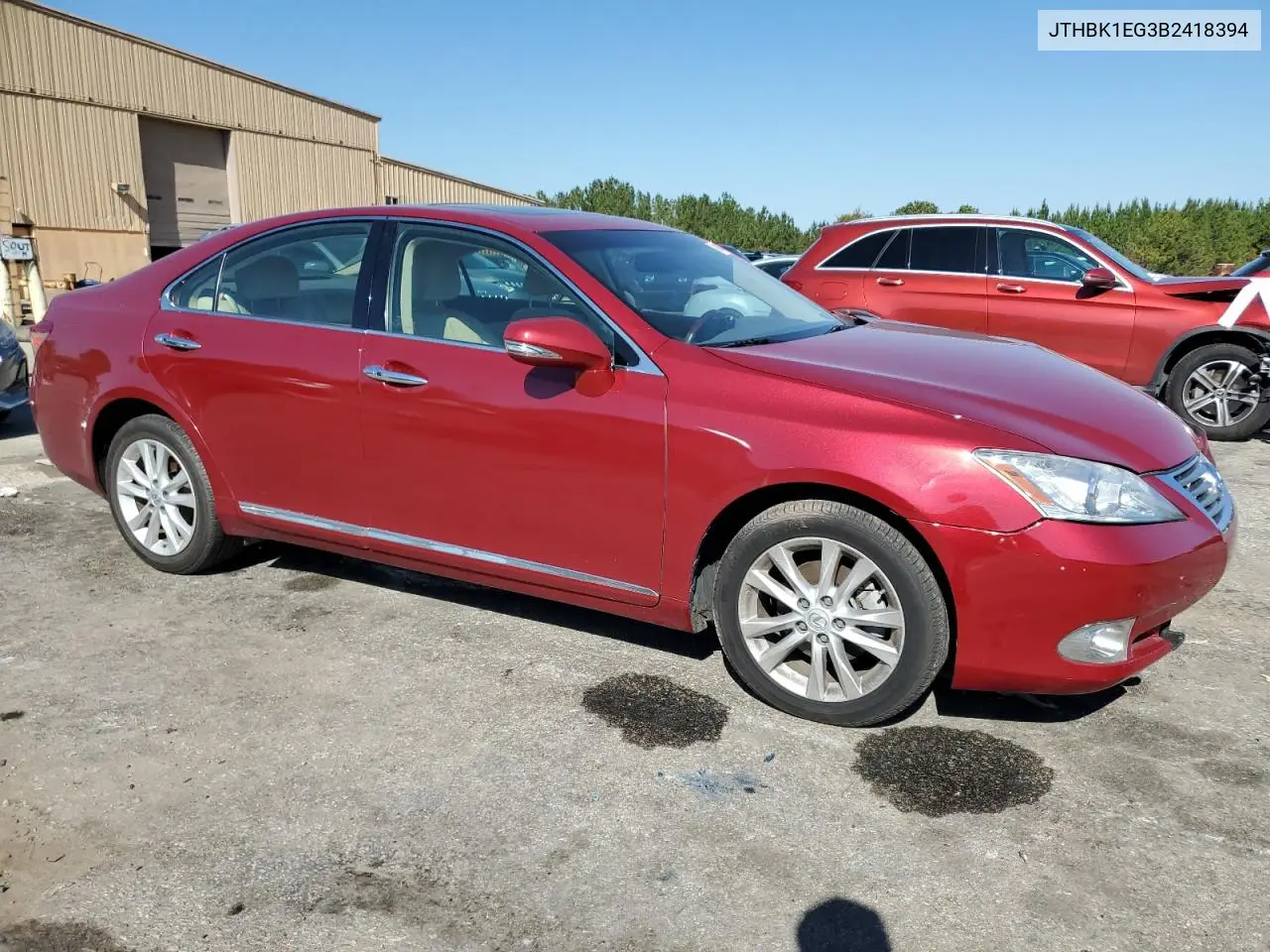 JTHBK1EG3B2418394 2011 Lexus Es 350