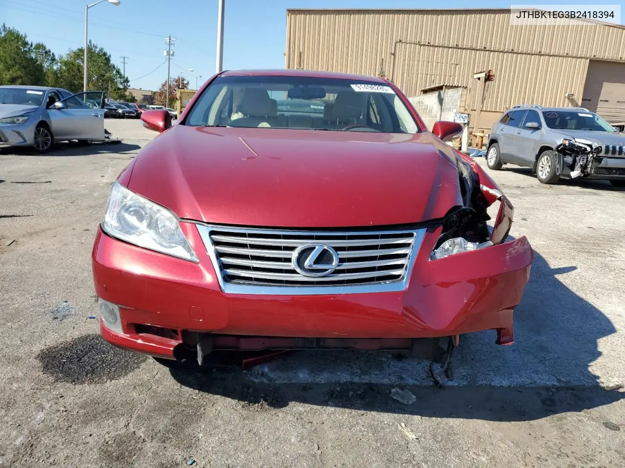 JTHBK1EG3B2418394 2011 Lexus Es 350