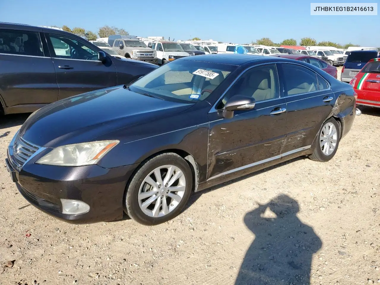JTHBK1EG1B2416613 2011 Lexus Es 350