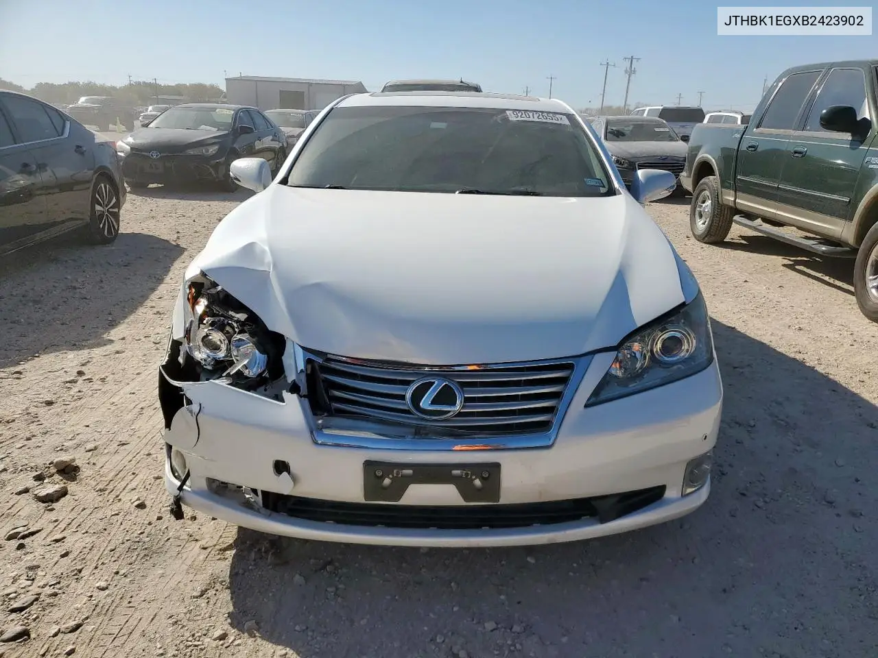 JTHBK1EGXB2423902 2011 Lexus Es 350