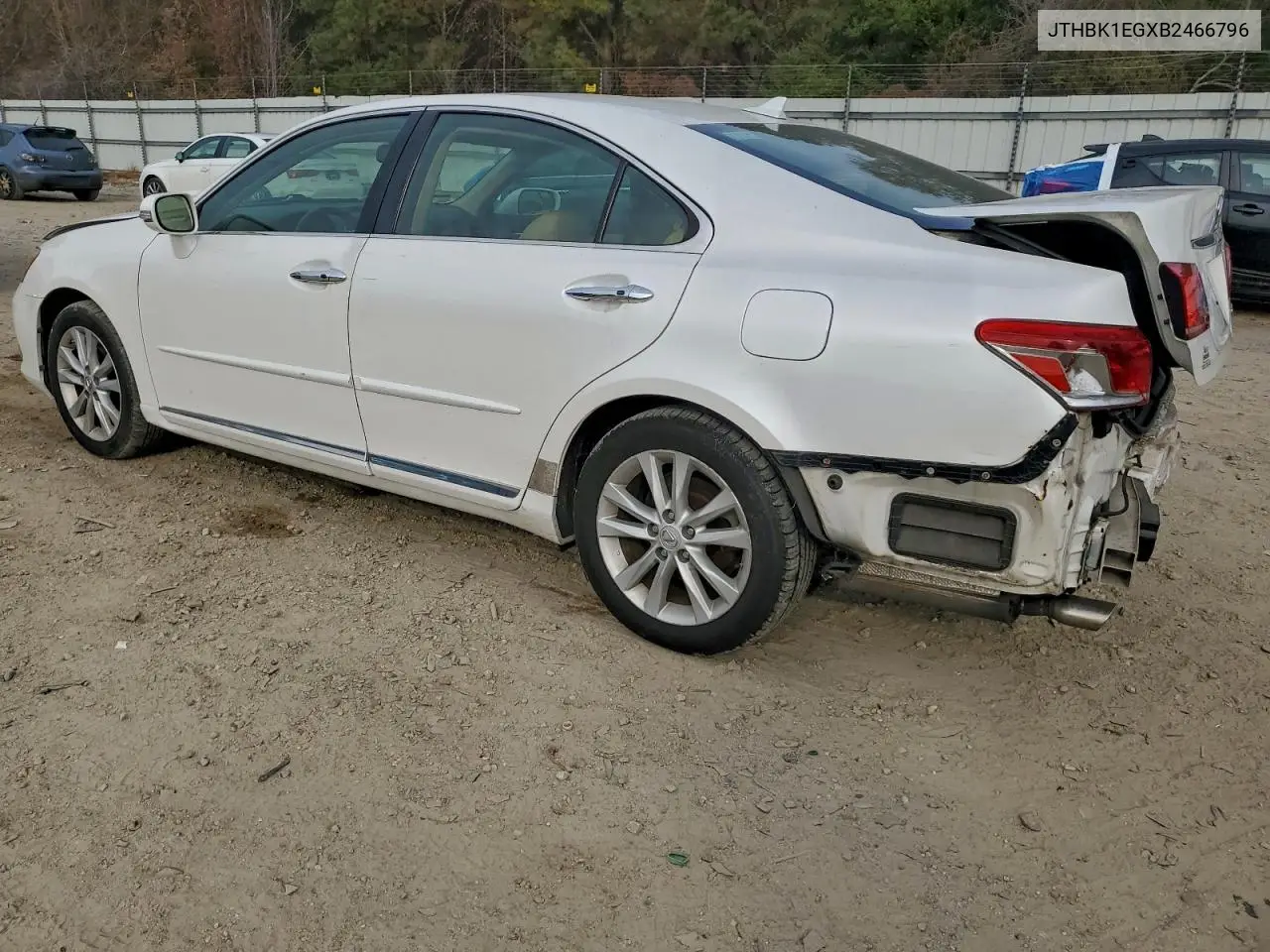 JTHBK1EGXB2466796 2011 Lexus Es 350