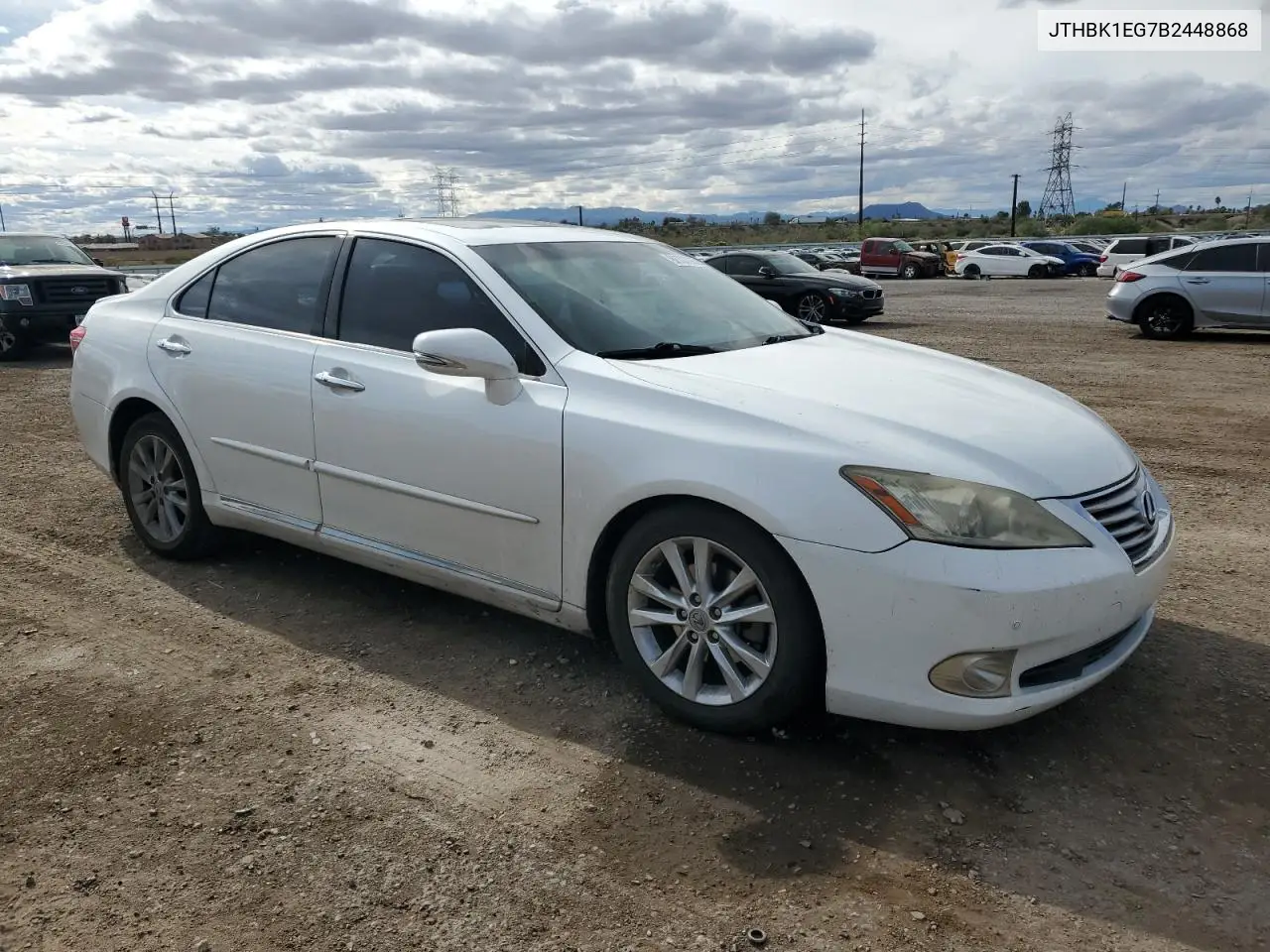 JTHBK1EG7B2448868 2011 Lexus Es 350