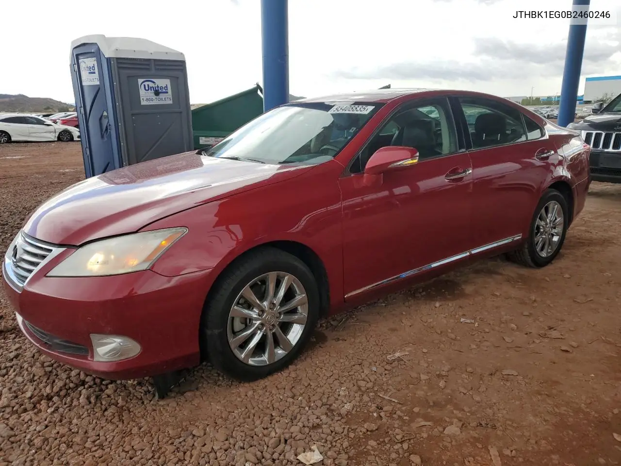 JTHBK1EG0B2460246 2011 Lexus Es 350