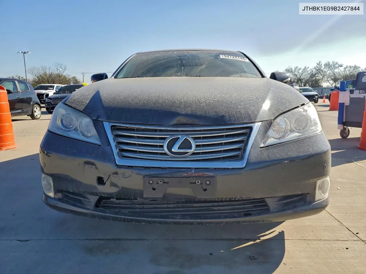 JTHBK1EG9B2427844 2011 Lexus Es 350