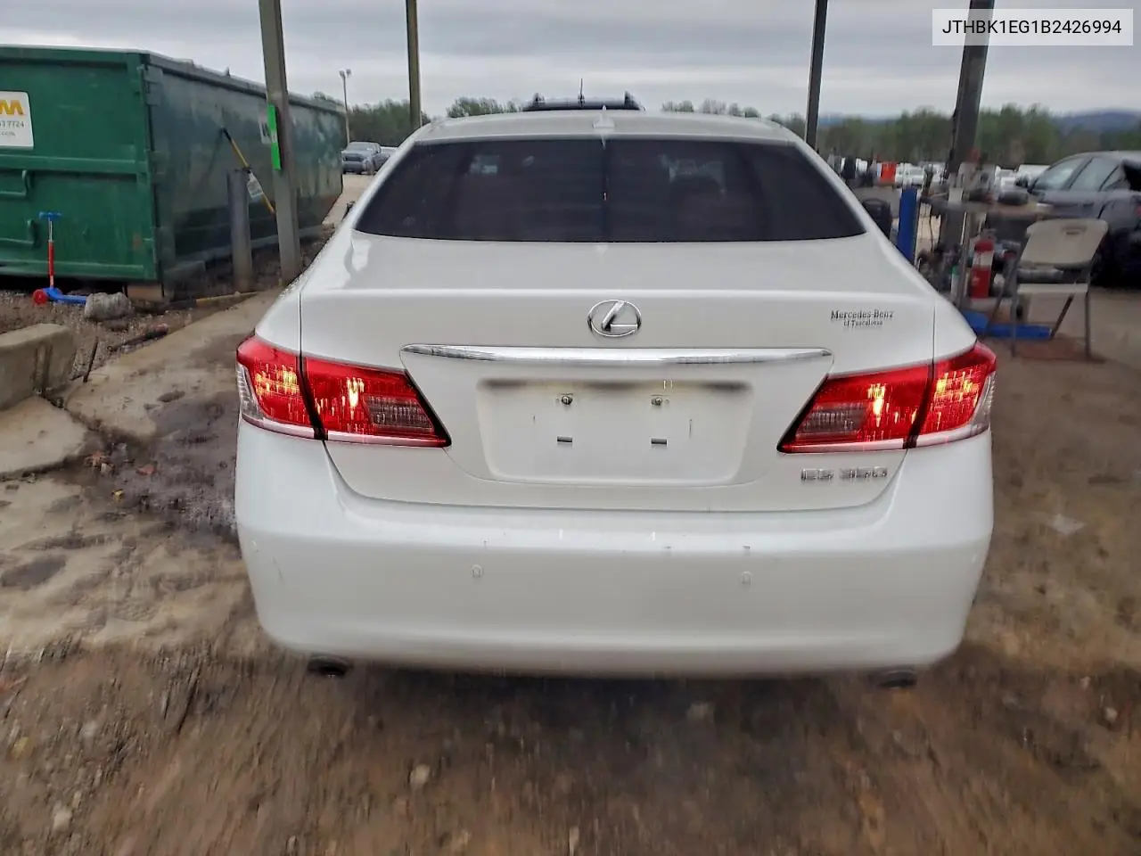 JTHBK1EG1B2426994 2011 Lexus Es 350