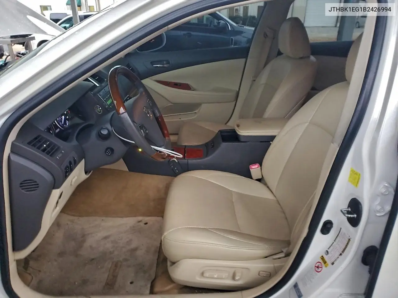 JTHBK1EG1B2426994 2011 Lexus Es 350