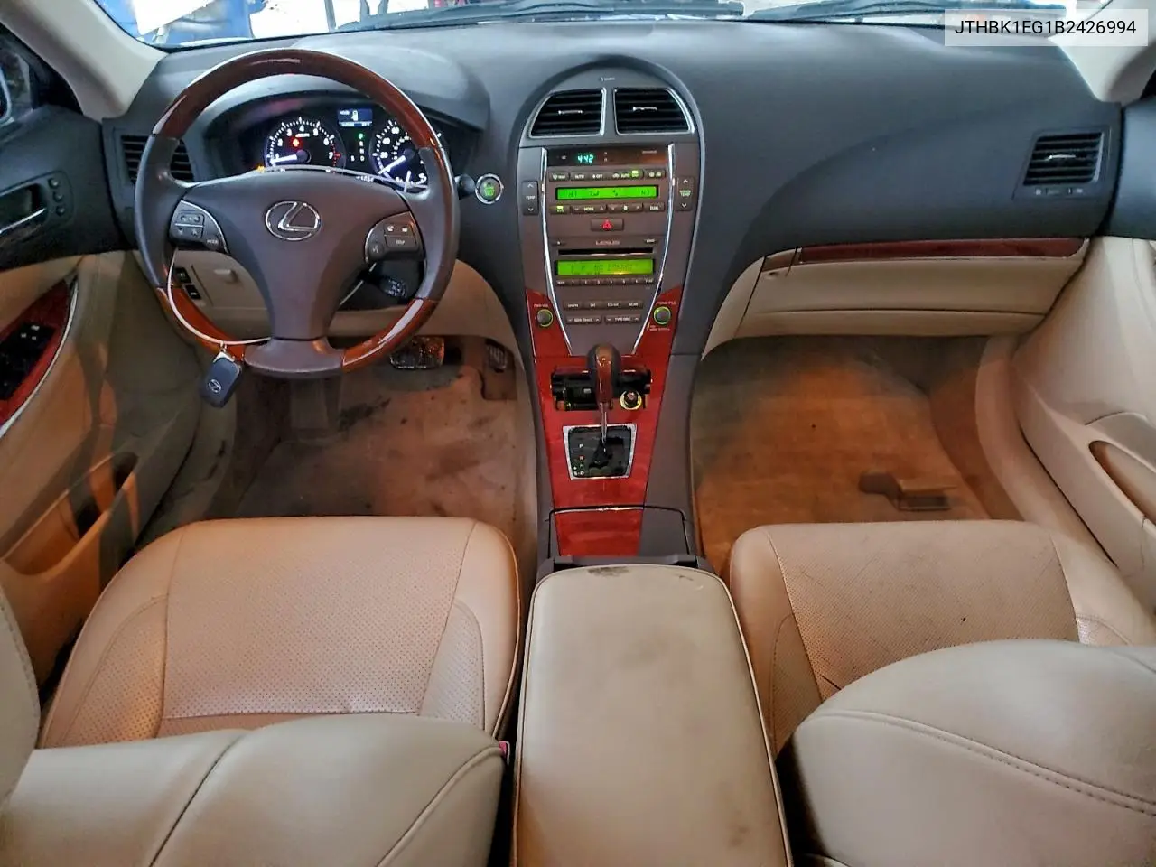 JTHBK1EG1B2426994 2011 Lexus Es 350