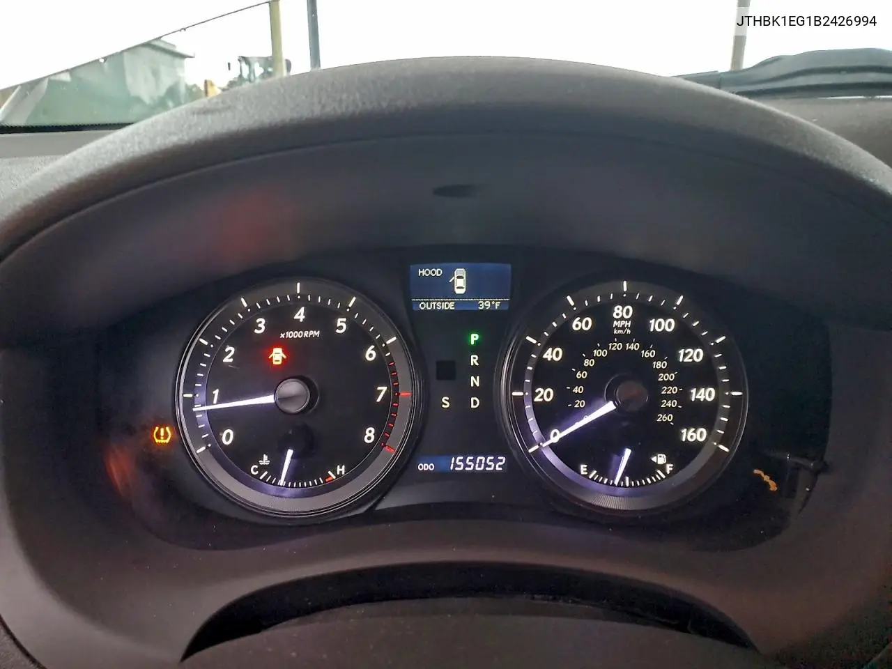 JTHBK1EG1B2426994 2011 Lexus Es 350