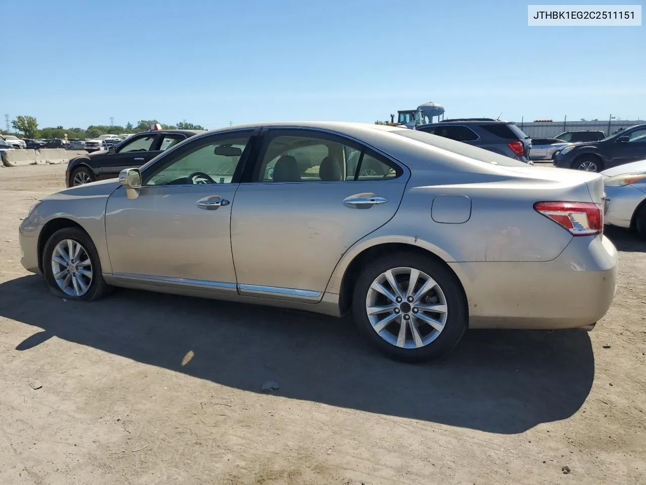 JTHBK1EG2C2511151 2012 Lexus Es 350