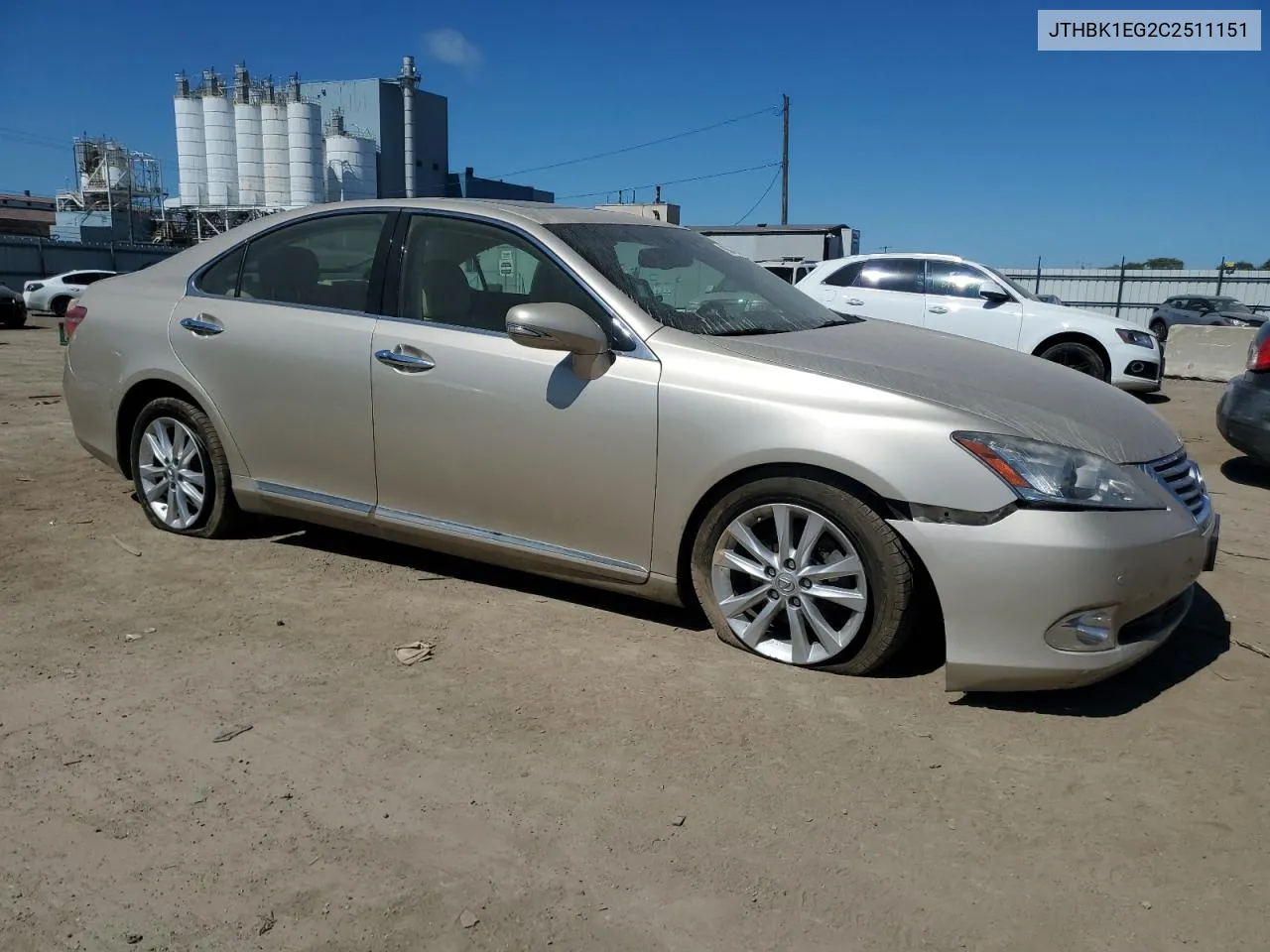 JTHBK1EG2C2511151 2012 Lexus Es 350