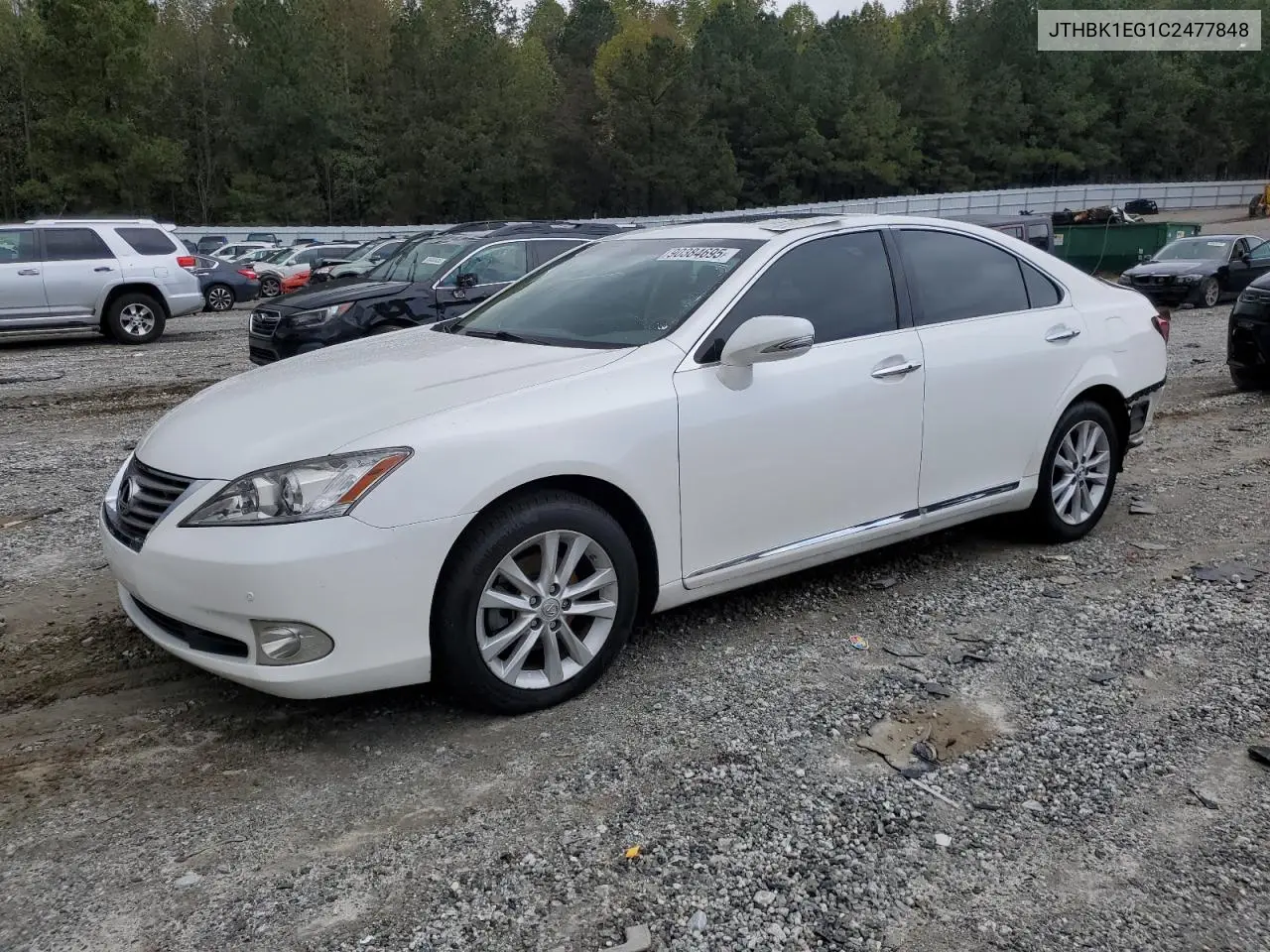 JTHBK1EG1C2477848 2012 Lexus Es 350