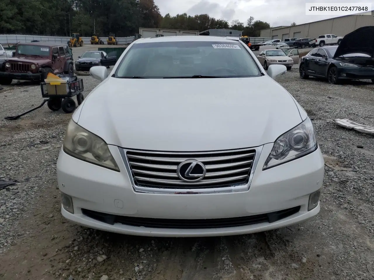 JTHBK1EG1C2477848 2012 Lexus Es 350