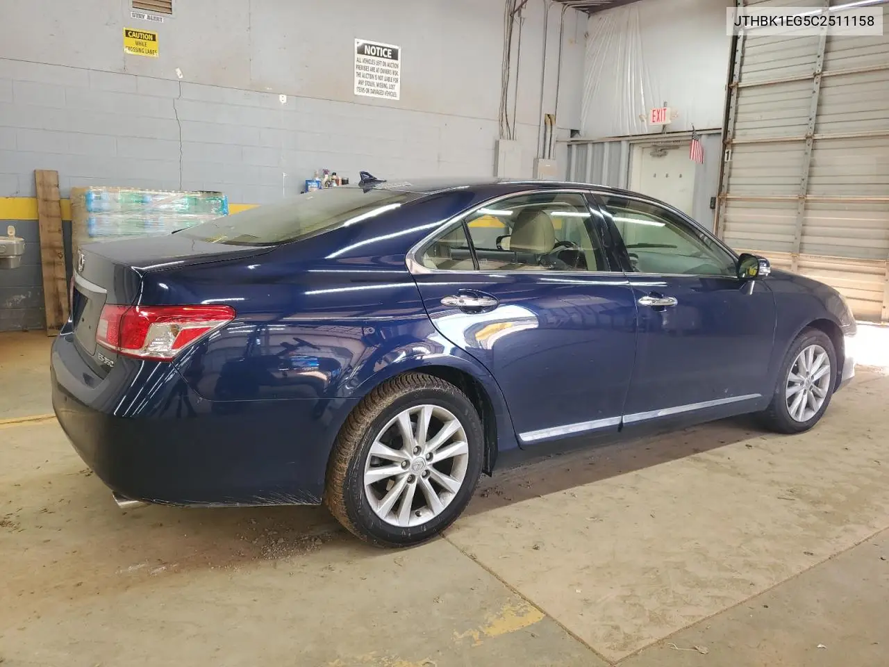 JTHBK1EG5C2511158 2012 Lexus Es 350