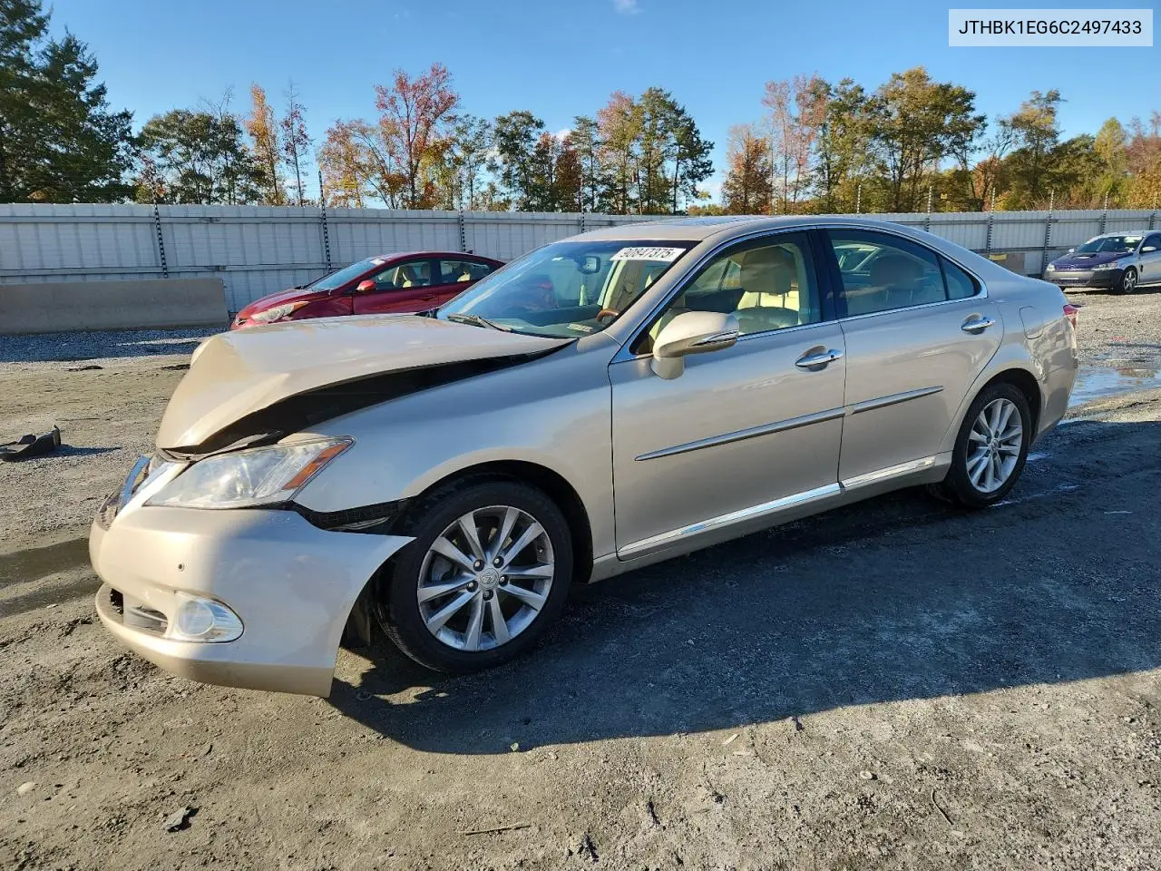 JTHBK1EG6C2497433 2012 Lexus Es 350