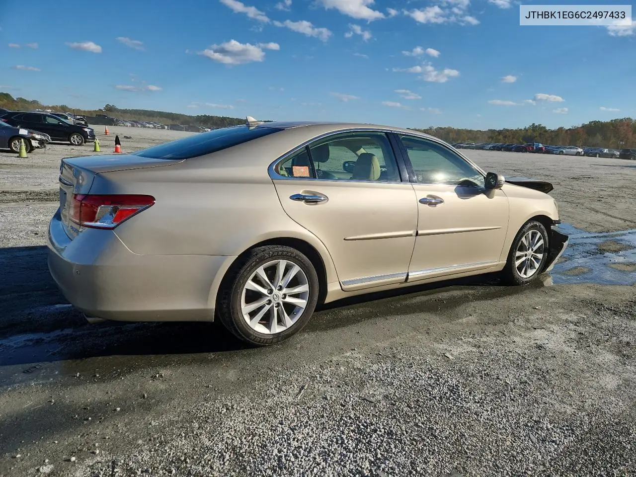 JTHBK1EG6C2497433 2012 Lexus Es 350