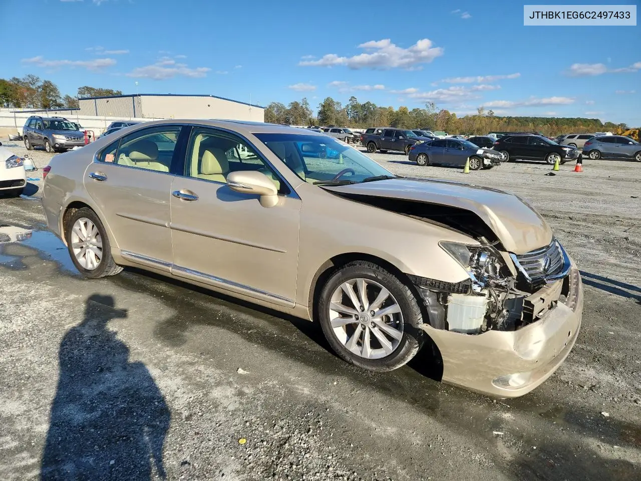 JTHBK1EG6C2497433 2012 Lexus Es 350