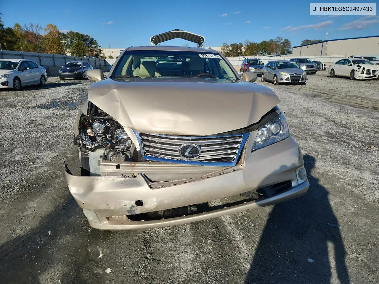 JTHBK1EG6C2497433 2012 Lexus Es 350