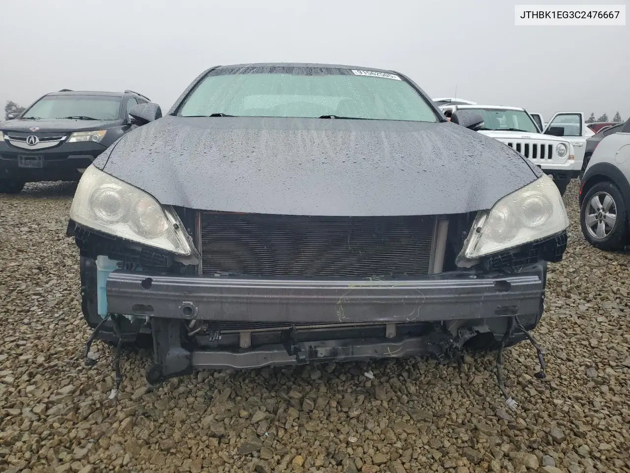 JTHBK1EG3C2476667 2012 Lexus Es 350