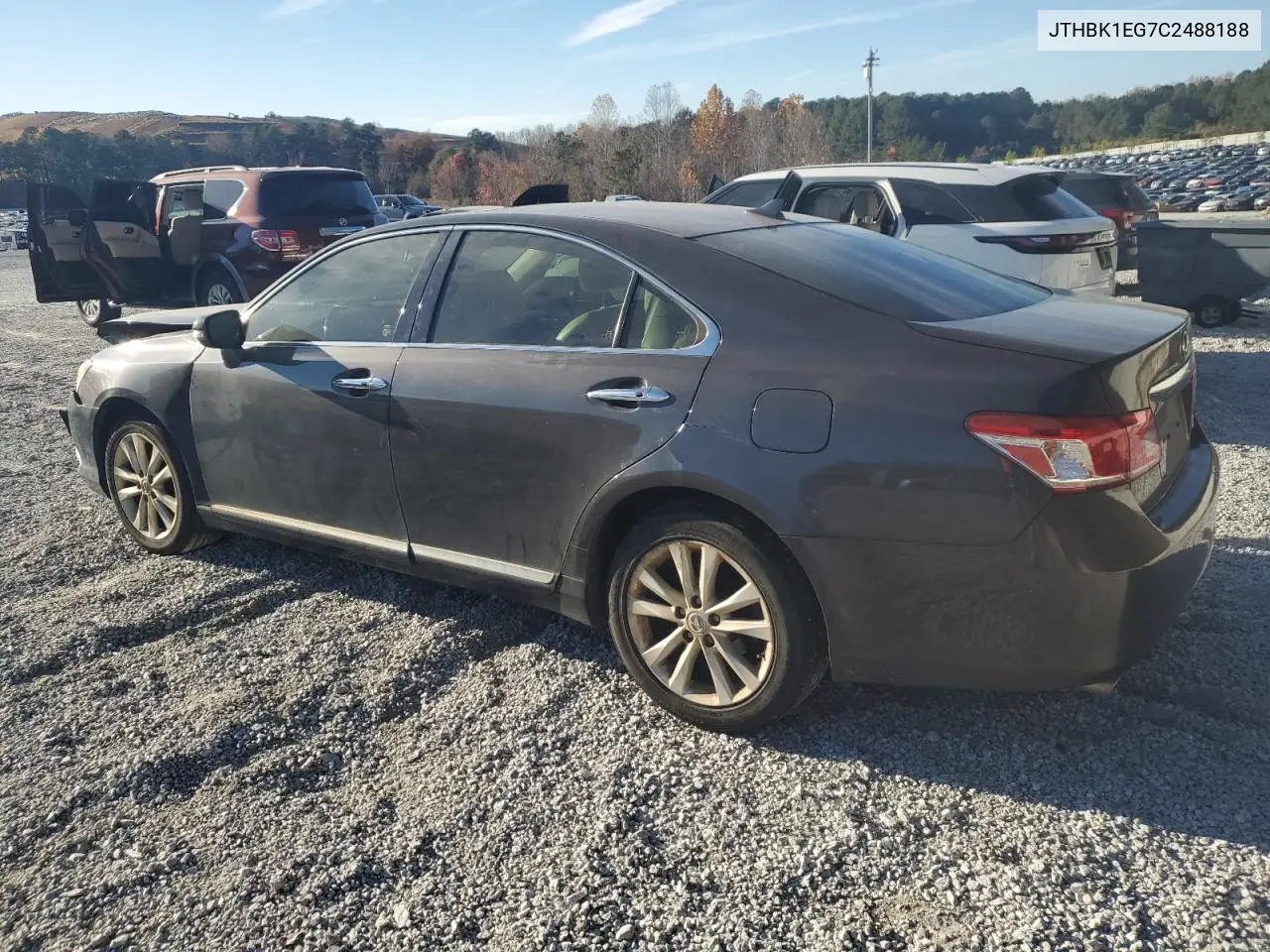 JTHBK1EG7C2488188 2012 Lexus Es 350