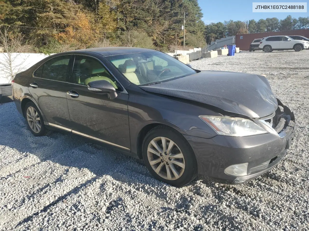 JTHBK1EG7C2488188 2012 Lexus Es 350