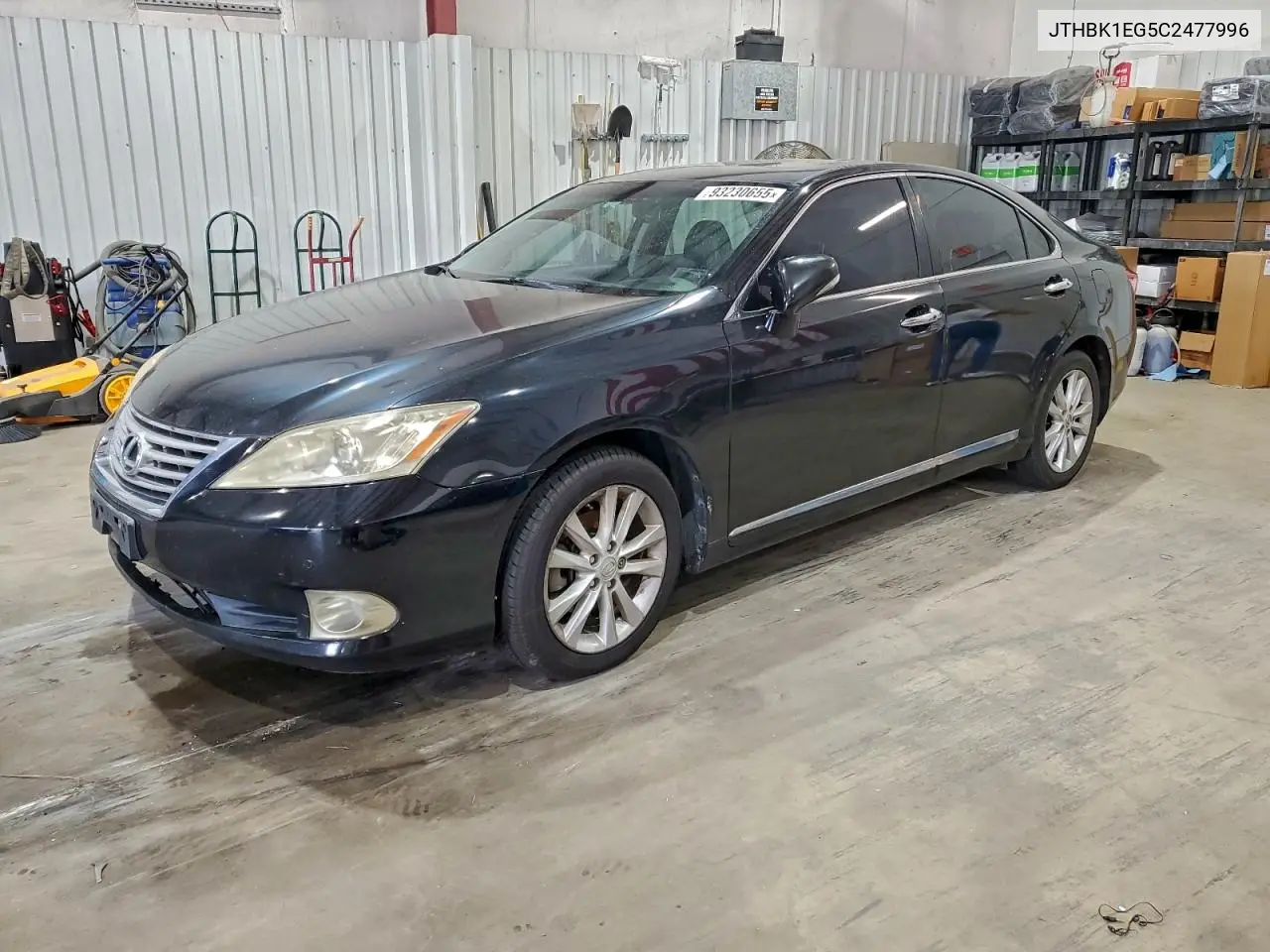 JTHBK1EG5C2477996 2012 Lexus Es 350