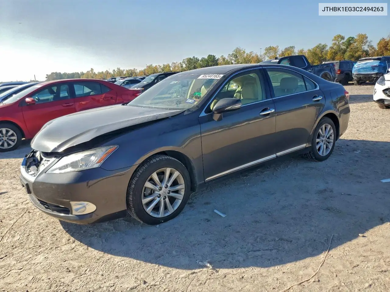JTHBK1EG3C2494263 2012 Lexus Es 350