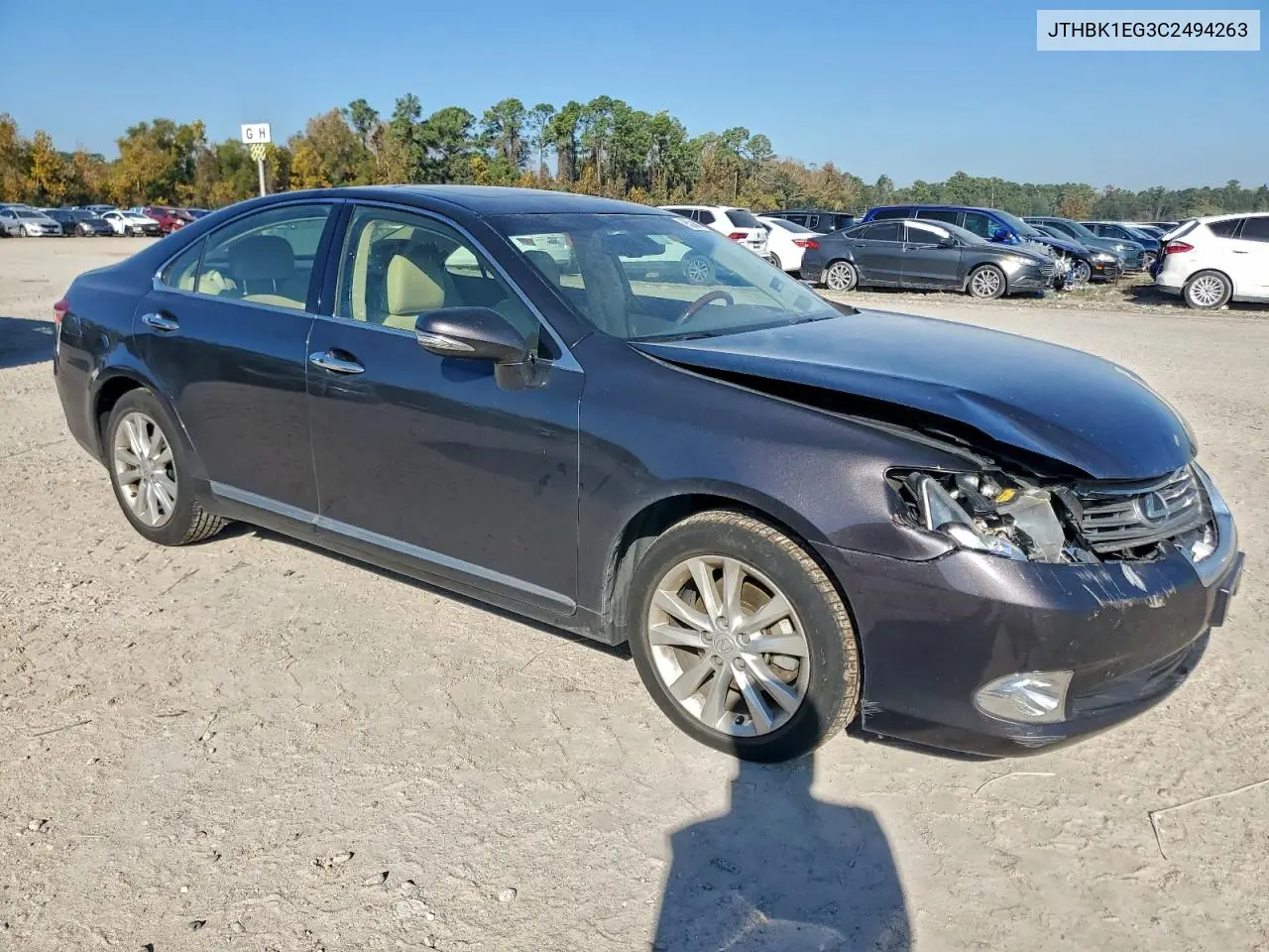JTHBK1EG3C2494263 2012 Lexus Es 350