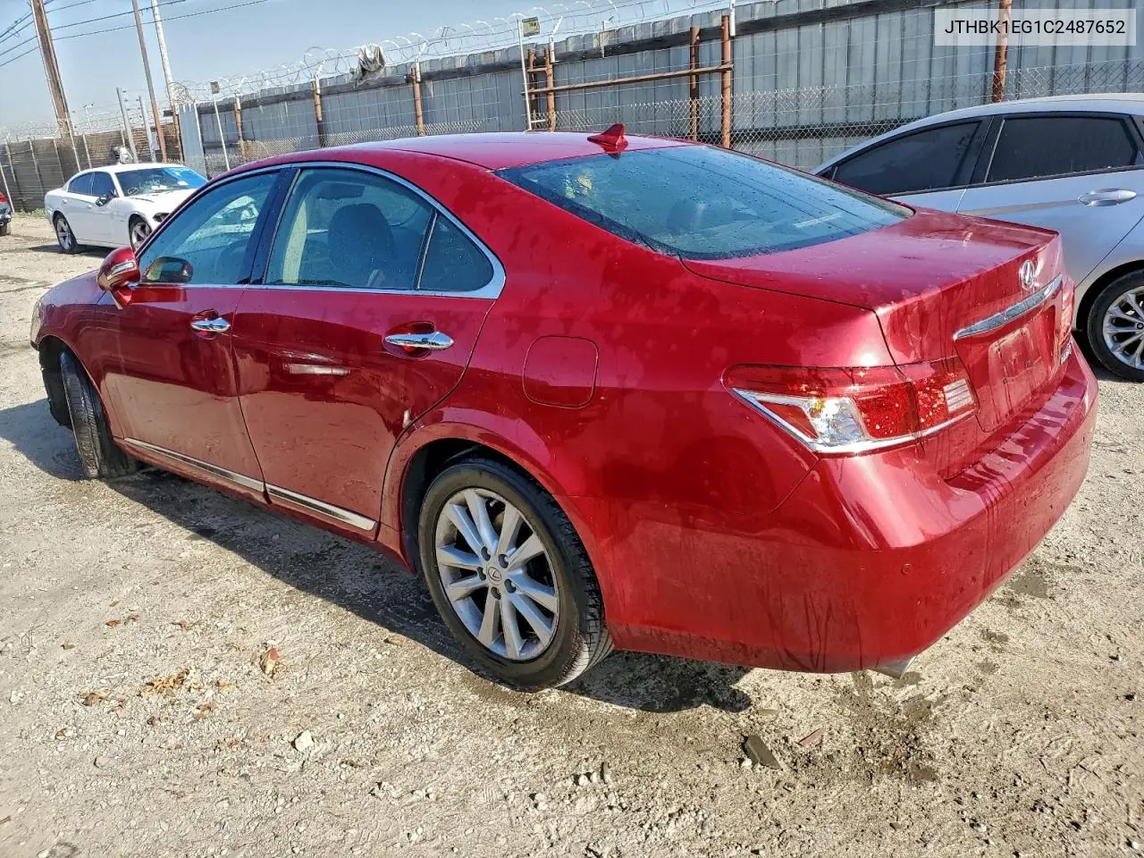 JTHBK1EG1C2487652 2012 Lexus Es 350