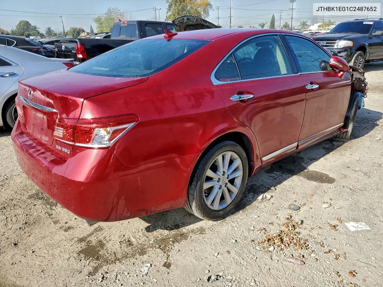 JTHBK1EG1C2487652 2012 Lexus Es 350