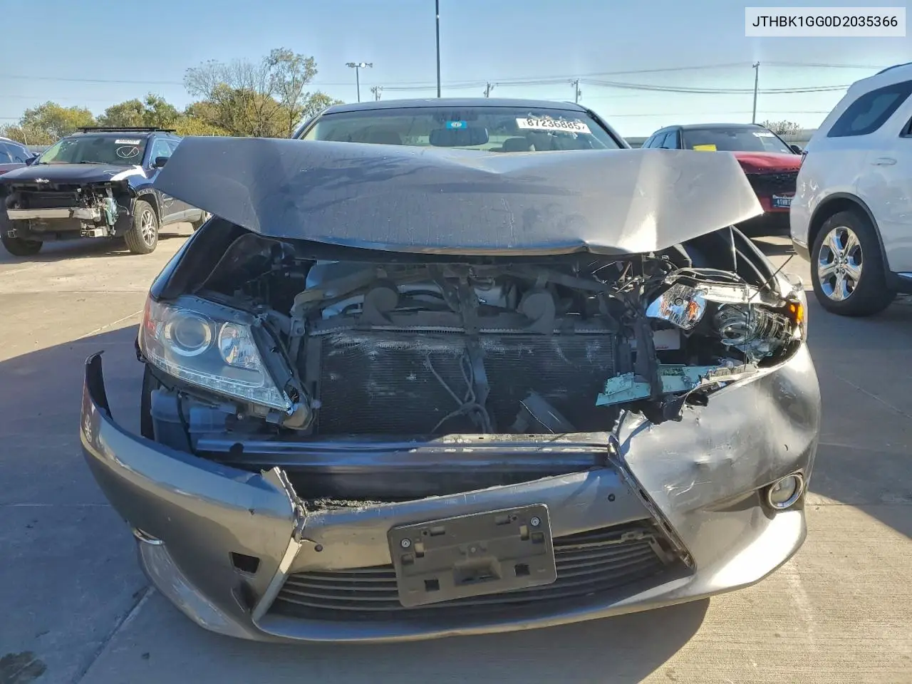 JTHBK1GG0D2035366 2013 Lexus Es 350