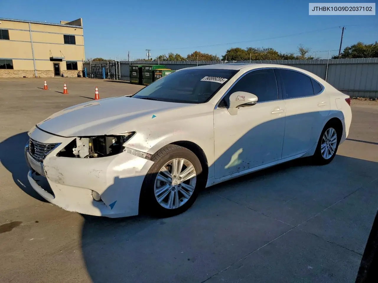 JTHBK1GG9D2037102 2013 Lexus Es 350