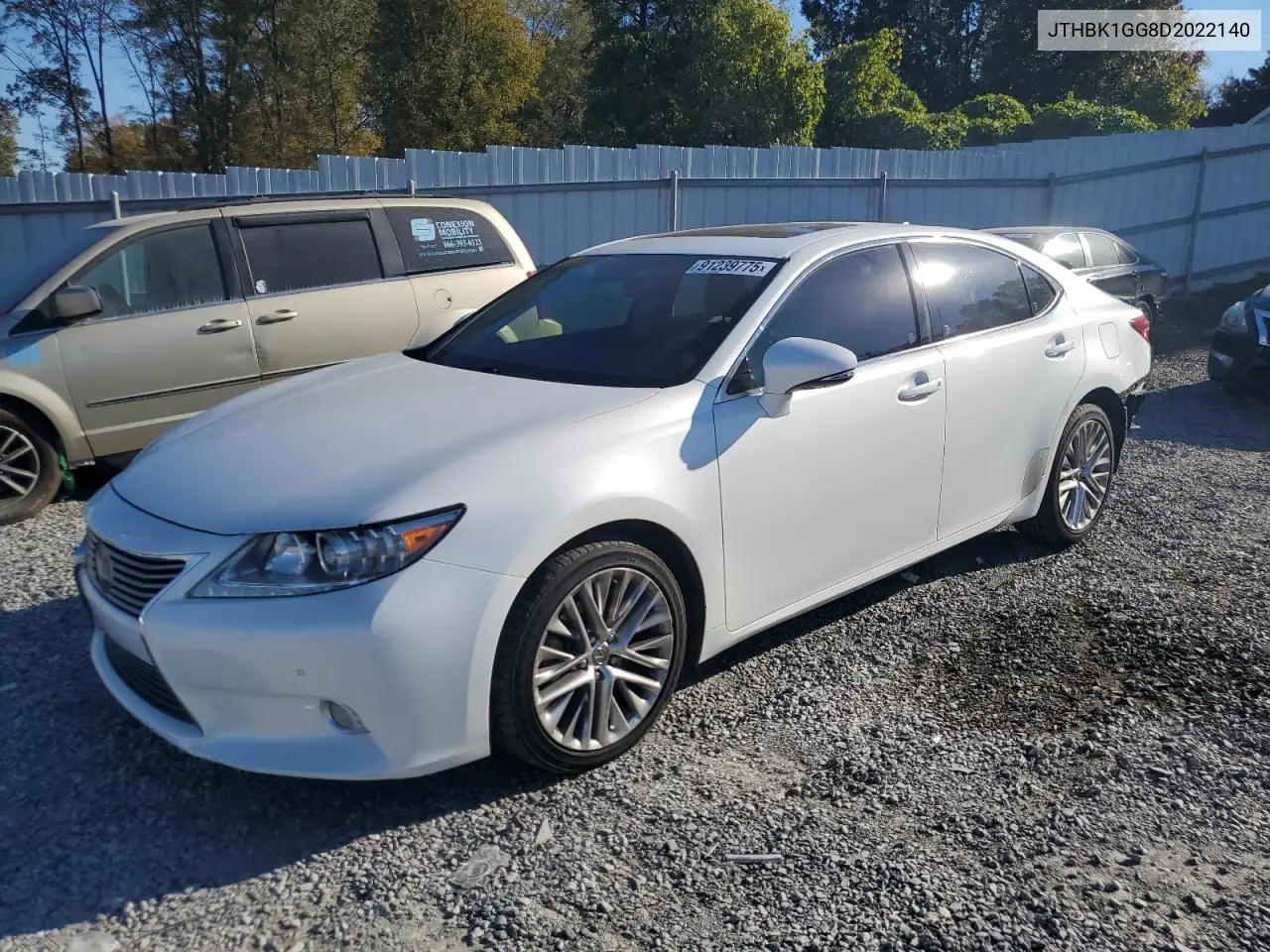 JTHBK1GG8D2022140 2013 Lexus Es 350
